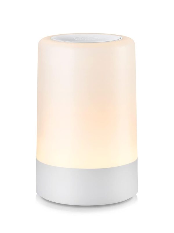 Nursery Night Light for Baby, Portable LED Touch Night Lamp for Kids and Adult, Breastfeeding, Sleep Aid, USB Rechargeable Nursing Lamp, Bedside Dimmable Warm Night Light, Soft Eye Caring